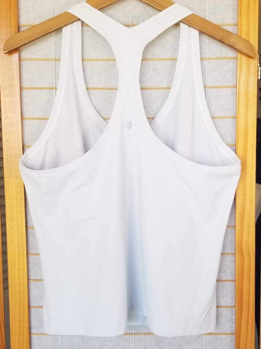 Lululemon Racer-Back Tank Top White Size Large
